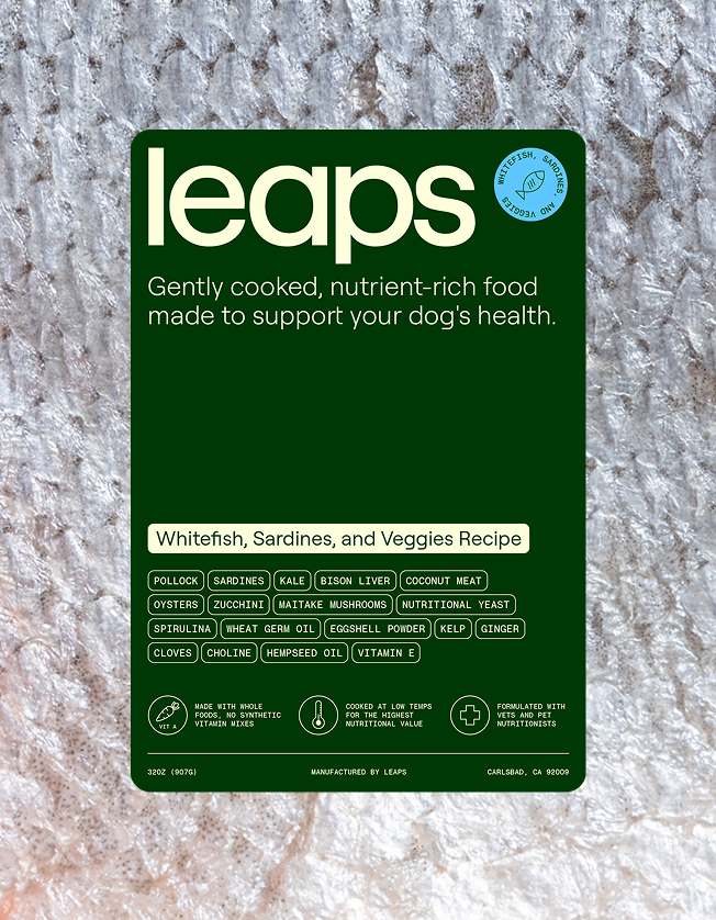 Whitefish, Sardines, and Veggies